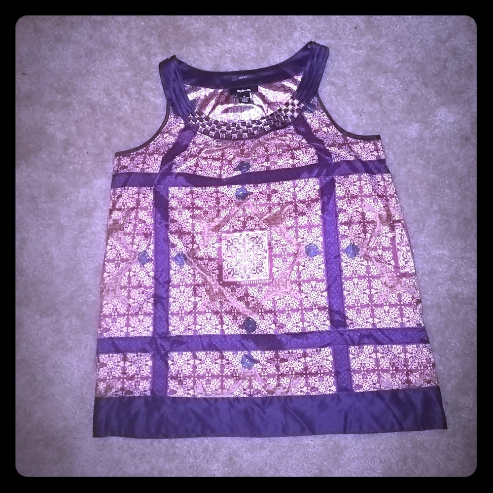 Style & Co Sleeveless Blouse